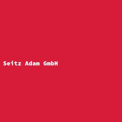 Hersteller: Seitz Adam GmbH