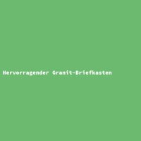 Hervorragender Granit-Briefkasten