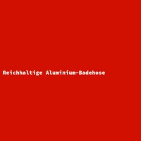 Reichhaltige Aluminium-Badehose
