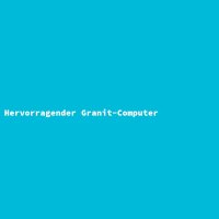 Hervorragender Granit-Computer