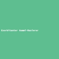 Exorbitanter Gummi-Rasierer