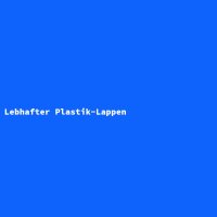 Lebhafter Plastik-Lappen